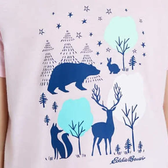 Eddie Bauer Girls 4-Piece Mix & Match Sleep Set (M 10/12) - Picture 5 of 8